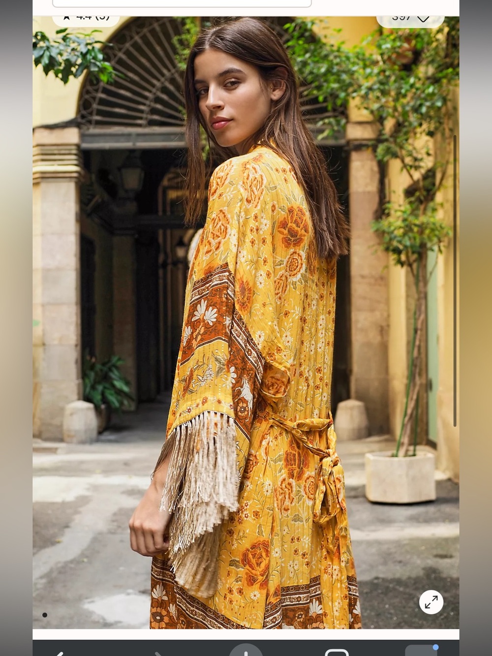 NWT Spell & The Gypsy Mystic Tasseled Robe S/M